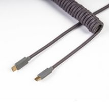 Coiled Aviator Cable, harmaa