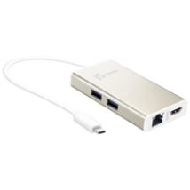 USB-C 5-in-1 -telakka, hopea