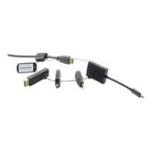 HDMI-adapterirengas, USB-C/Mini HDMI/DP/Mini DP --> HDMI