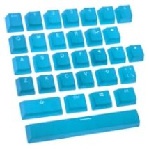 Rubber Keycap Set -näppäinhattusarja, Double-Shot, 31 osaa, sininen