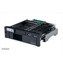 Lokstor M51 5.25" kiintolevyräkki (1x 2.5" + 1x 3.5"), 2x USB 3.0