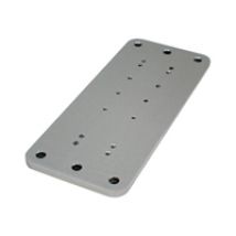 Alu Wall Mount Plate, seinäasennuslevy, 90 x 123 mm