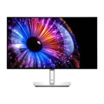 27" UltraSharp U2724DE, 120Hz QHD-monitori, hopea/musta
