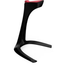 EXCEDO Gaming Headset Stand -kuuloketeline, musta/punainen