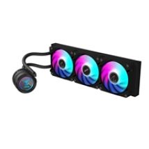 AORUS WATERFORCE II 360, 360mm AIO-nestejäähdytysratkaisu prosessorille, musta