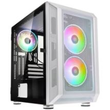 Citadel Mesh RGB, ikkunallinen mATX-kotelo, valkoinen/musta