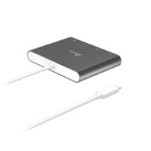 USB-C -> 4x HDMI Multi-Monitor -adapteri, hopea