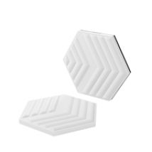 Wave Panels -vaimennussarja, valkoinen