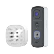 EVO Wireless, akkukäyttöinen video-ovikello, valkoinen/musta