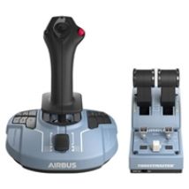 TCA Officer Pack Airbus Edition, joystick + kaasukahva, PC, sininen/musta