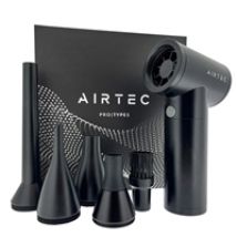 AirTec Pro Type 1, akkukäyttöinen ilmapuhdistuslaite, musta