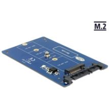 SATA 22-pin -> M.2 (NGFF) 67-pin -muunnin, sininen