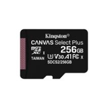 256GB Canvas Select Plus, microSDXC -muistikortti, UHS-I V30 U3 A1, 100/85 MB/s