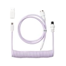 Coiled Aviator Cable - Light Purple, näppäimistön kierrekaapeli
