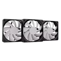 flow FA12 Triple Fan Pack, 120mm PWM-laitetuuletinsarja, harmaa/musta