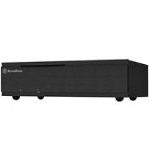 Milo ML06-E Slim HTPC-kotelo, Mini-ITX, musta