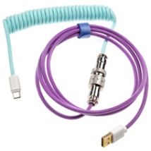 Premicord Frozen Llama -kierrekaapeli, USB Type-C -> Type-A, 1,8m, monivärinen