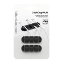 CableDrop Multi, johtojen liimapidike, 2-pack, musta