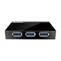 4-porttinen 3.2 Gen1 USB-A -hubi, musta