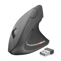 Verto, langaton vertikaalinen ergonominen hiiri, 1600 dpi, musta
