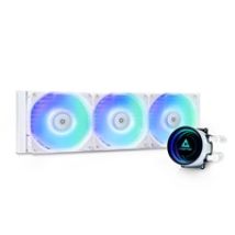 Iceberg 360 RGB White, 360mm AIO-nestejäähdytysratkaisu prosessorille, valkoinen