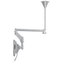 10-24" Medical flat screen -kattoteline, harmaa