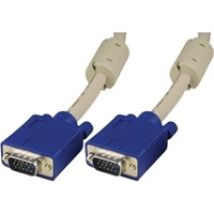 VGA -näyttökaapeli, ilman pin 9, 3m, harmaa