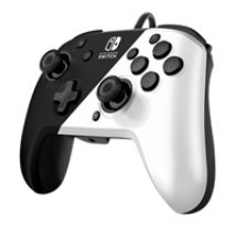 Faceoff Deluxe+ Audio -langallinen ohjain, Switch, musta / valkoinen