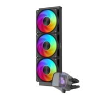 L70 Black, 360mm AIO-nestejäähdytysratkaisu prosessorille, musta