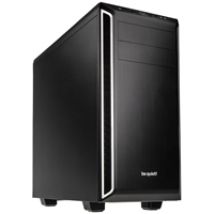 Pure Base 600 - Silver, ATX-miditornikotelo, musta/hopea