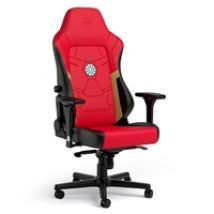 HERO Gaming Chair - Iron Man Special Edition, keinonahkaverhoiltu pelituoli, punainen/musta