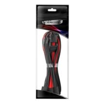 Pro ModMesh 12VHPWR PCI-e Extension (Black + Red, 16-pin to Triple 8-pin, 45cm)