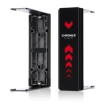 NA-HC3 chromax.black.swap, prosessorijäähdyttimen lisäkansi, 2 kpl, musta