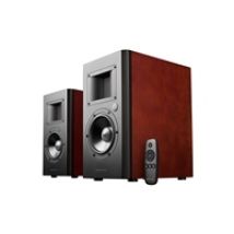 Airpulse A200 -hyllykaiuttimet, Bluetooth 5.0, kirsikkapuu/musta