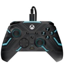 Rematch GLOW Wired Controller - TITAN STEEL, langallinen pädiohjain, Xbox/PC, musta/sininen
