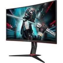 27" CQ27G2U/BK, kaareva 144Hz QHD -pelimonitori, musta/punainen