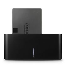 Telakointiasema, USB-A 3.2 Gen 1 2.5"/3.5" SATA III 6G -kiintolevylle, 0,8m, musta