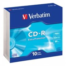 Extra Protection CD-R 700MB/80min, 52x, slim case, 10kpl