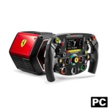 T818 Ferrari SF1000 Simulator -rattiohjain, musta/punainen