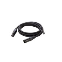 XLR -äänikaapeli, 3-pin, 3m, musta