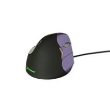 VerticalMouse 4 Right Small Wired, ergonominen pystyhiiri, USB-A, musta/violetti