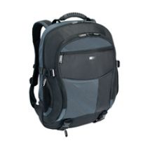 17-18" XL Laptop Backpack, kannettavan tietokoneen reppu, musta/harmaa