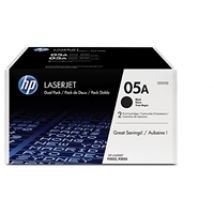 LaserJet CE505D -väriainekasetti, musta, Dual Pack