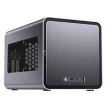 V8 Grey, Mini-ITX -kotelo, harmaa