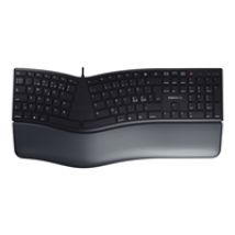 CHERRY KC 4500 ERGO, ergonominen näppäimistö, musta
