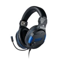 Stereo Gaming Headset V3 -pelikuulokkeet, PS4, musta/sininen