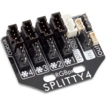 RGBpx Splitty4 -levy, tuuletinjakaja / RGBpx -valaisun hallinta, musta