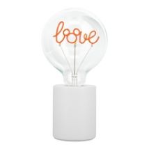LED Neon Bulb -koristelamppu jalustalla- MICKEY