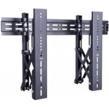 40-70" M Public Video Wall Mount Push, -seinäteline näytölle, musta