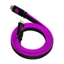 PREMIUM LED HDMI 2.1 -kaapeli, 8K/60Hz & 4K/120Hz, 1,5m, pinkki (Poistotuote! Norm. 24,90€)